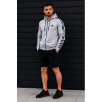 Кофта Adidas  с капюшоном 