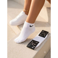 Шкарпетки Nike короткі білі упаковка 12пар.