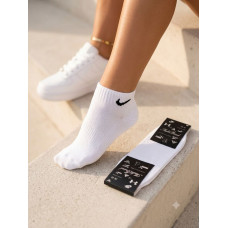 Шкарпетки Nike короткі білі упаковка 12пар.