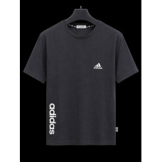 Футболка Adidas Brend Premium подвійний логотип чоловіча/унісекс